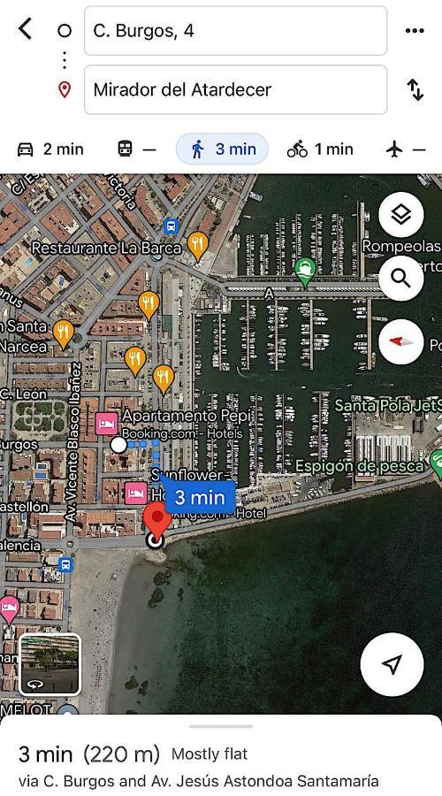 Santa Pola Port, Sea View, Vista Del Mar Apartment Exterior foto